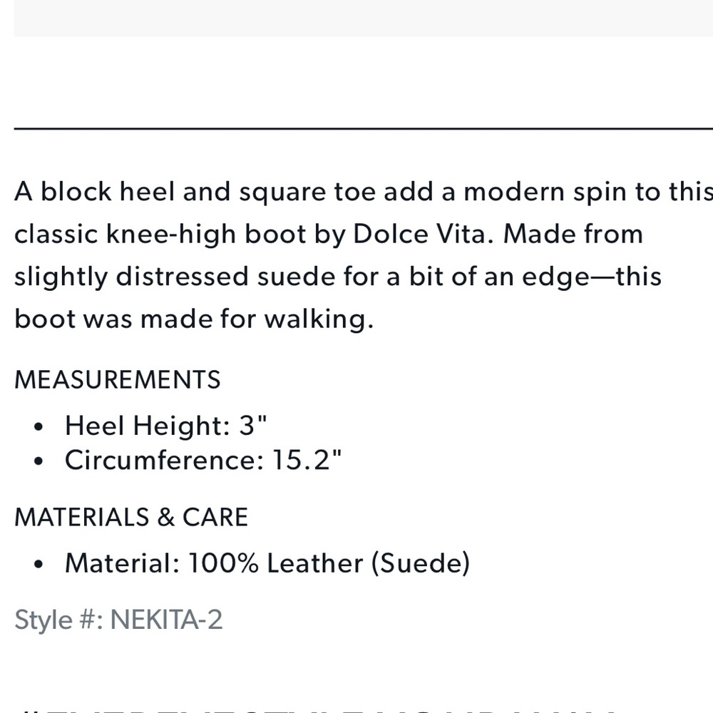 Dolce Vita, Nekita slouchy Boot, size 8.5, worn twice, great condition, no box - Picture 9 of 9